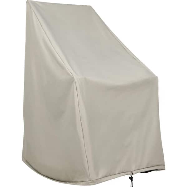 100% Polyester Rocking Chair Cover Weatherproof Gray 1-Piece