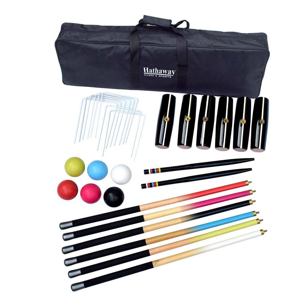 Deluxe 6-Player Croquet Set