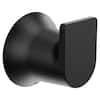 MOEN Genta Single Hook Robe Hook in Matte Black BH3603BL - The Home Depot