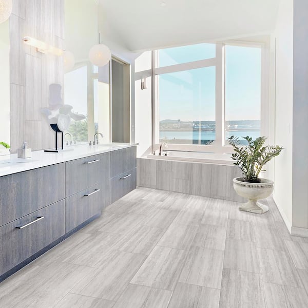 Reviews for Florida Tile Home Collection Silver Sands Grey 12 in