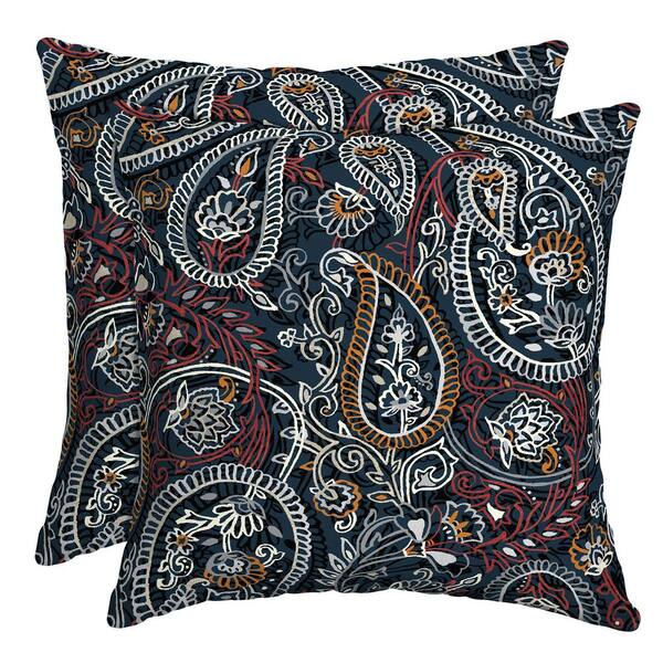 paisley throw pillows