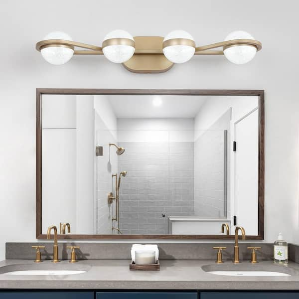 Gold LED Light outlet Fixtures Over Mirror-Negotiable Price