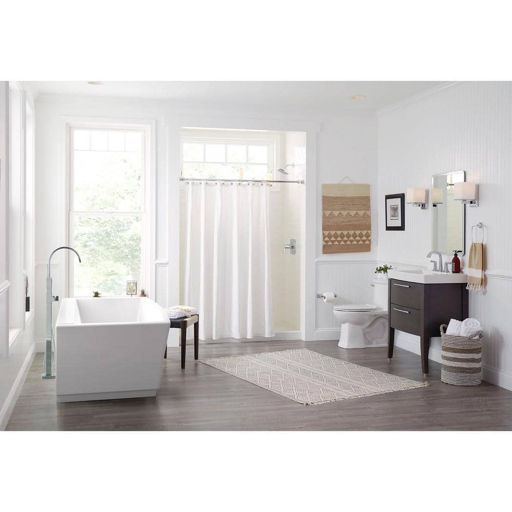 Townsend 68'' White Acrylic Freestanding Soaking Bathtub
