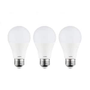 Lezen droom gevolgtrekking Sunlite 75-Watt Equivalent A19 Non-Dimmable E26 Base Household 1100 Lumen  Frost Finish LED Light Bulb in Daylight 6500K (4-Pack) HD03231-1 - The Home  Depot