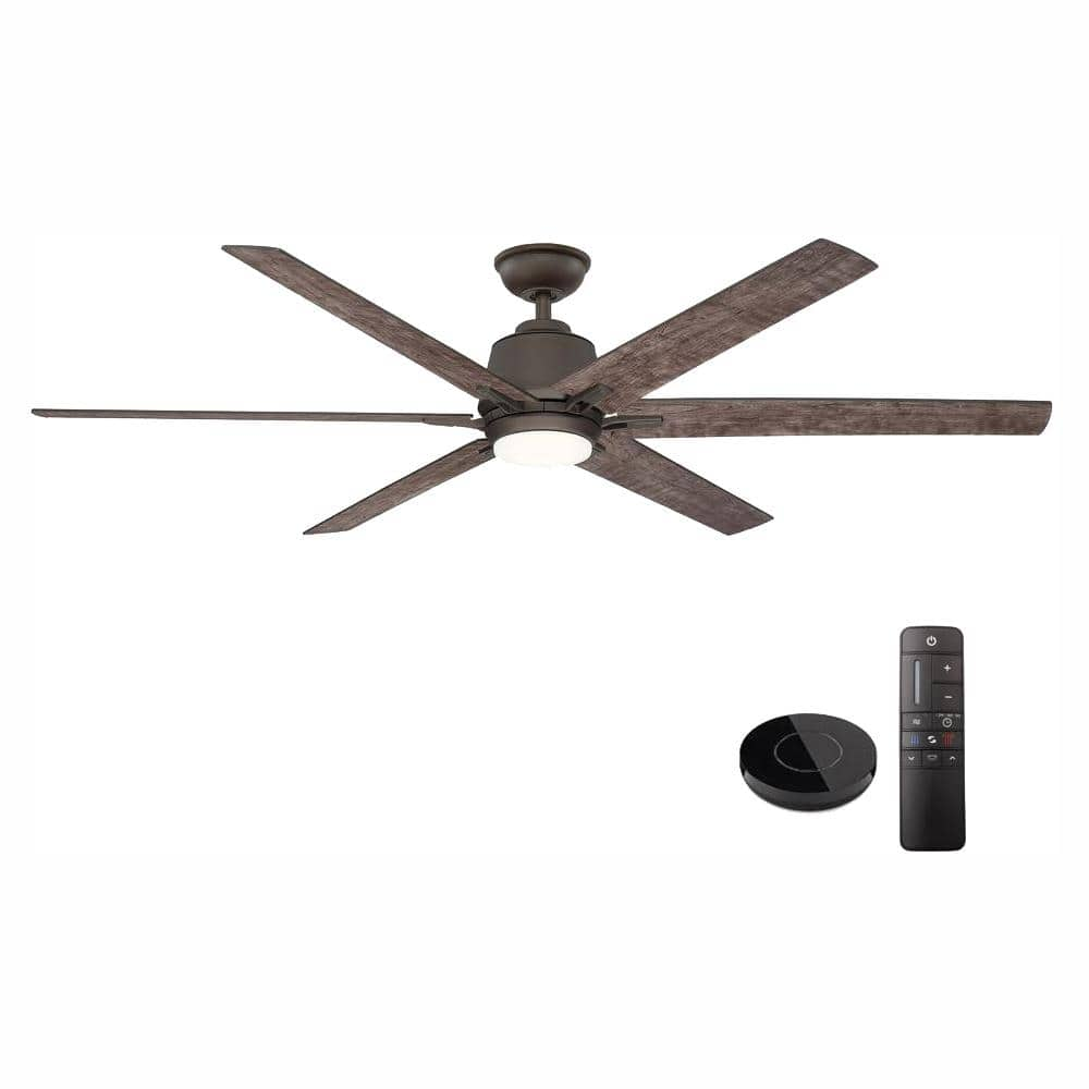 Home Decorators Collection Kensgrove 64 in. LED Espresso Bronze Ceiling