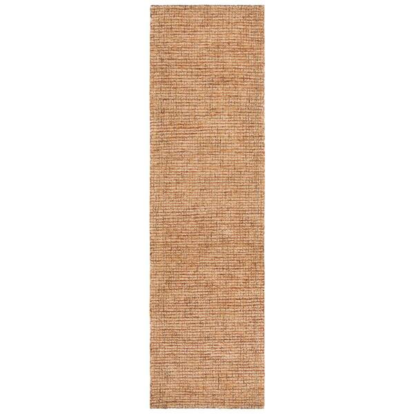 Pine 2 ft. x 8 ft. Natural/Gold Minimalist Heathered Runner Rug
