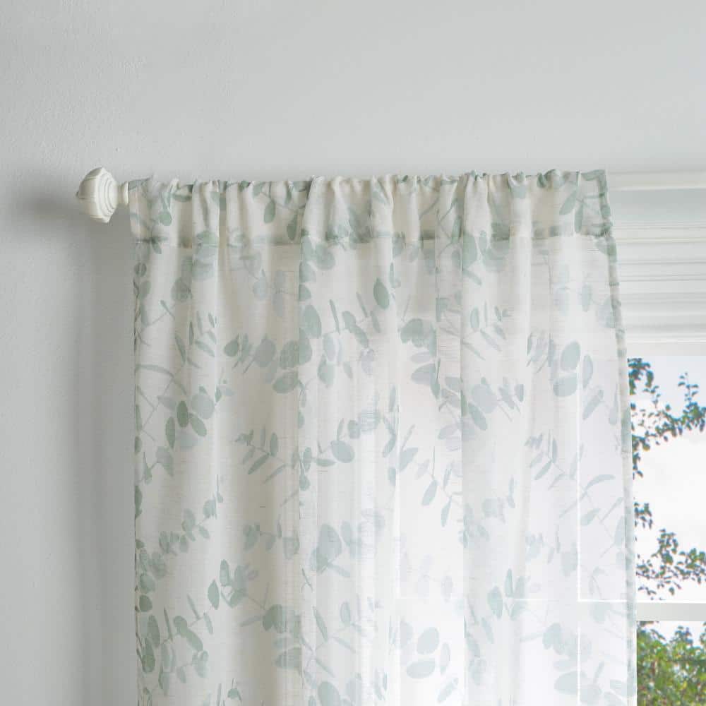 Martha Stewart 3-Piece Shower Curtain Set (Sage)