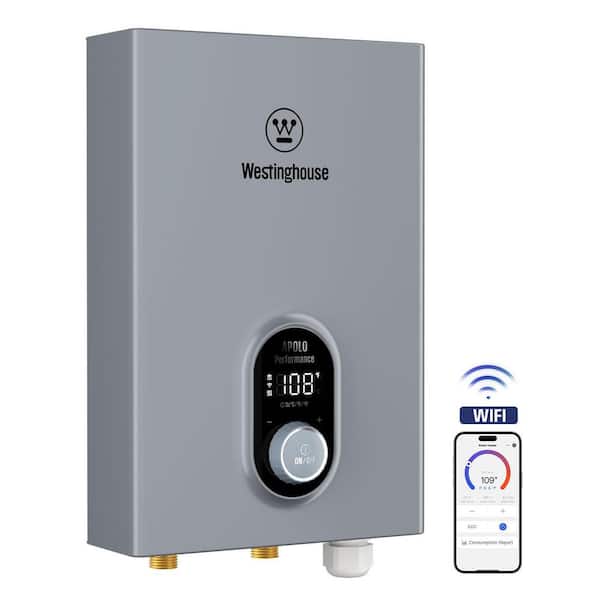 Apolo Performance 14 kW 3.4 GPM 240-Volt Smart Wi-Fi Control Electric Tankless Water Heater