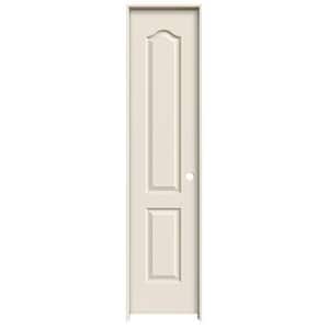18 in. x 80 in. Princeton Primed Left-Hand Smooth Solid Core Molded Composite MDF Single Prehung Interior Door
