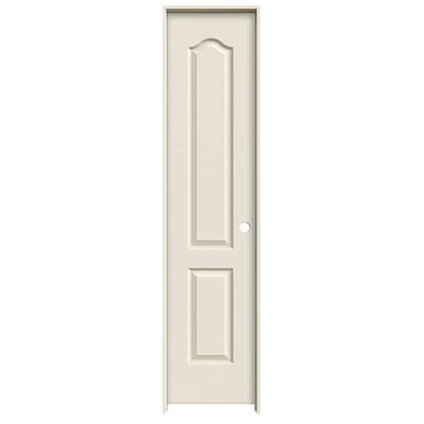 JELD-WEN 18 in. x 80 in. Princeton Primed Left-Hand Smooth Solid Core Molded Composite MDF Single Prehung Interior Door