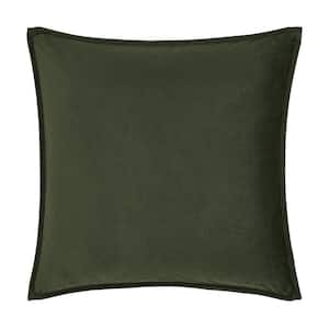 Toulhouse Forest Polyester 20 in. Square Decorative Throw Pillow Cover 20 x 20 in.