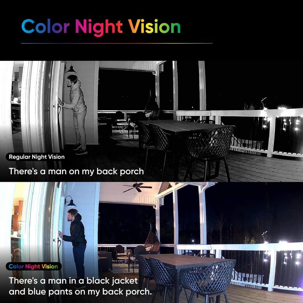 Wyze Cam OG, Wired Indoor/Outdoor 1080p HD Smart Home Security Camera with Built-In Spotlight