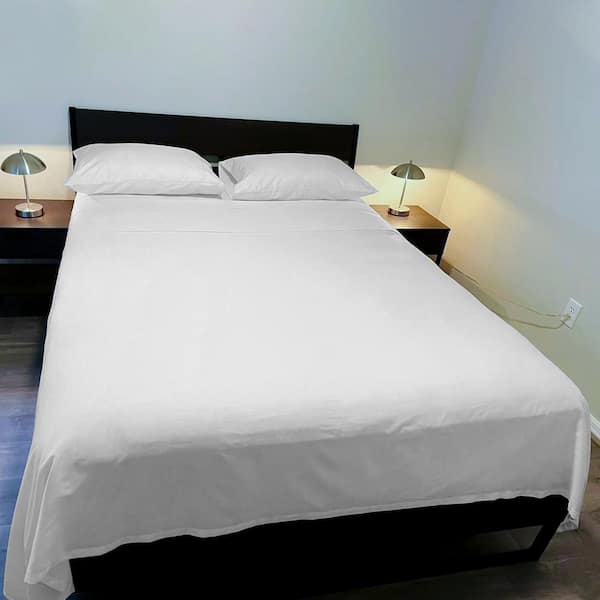 Buy LAYERS Modern Cotton King Double Bed Sheet 104 TC