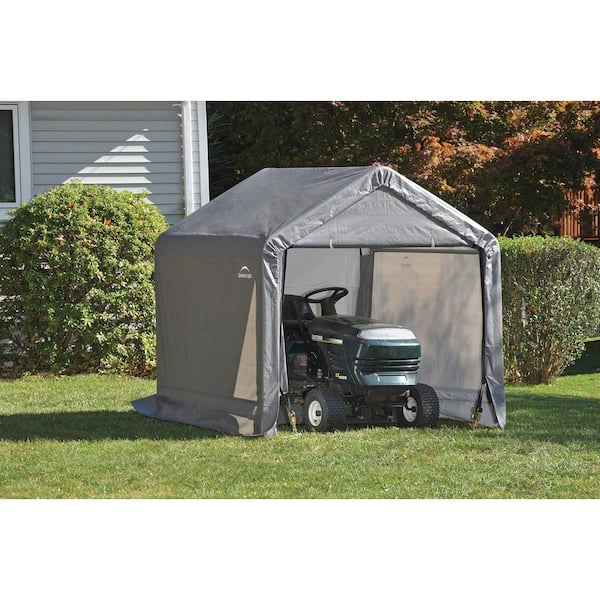 Details about   ShelterLogic 6' x 6' Shed-in-a-Box All Season Steel Metal Peak Roof Outdoor Shed 