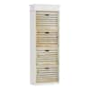 FUFU&GAGA 61 in. H x 21.7 in. W 20-Pair White Wood 4-Drawer Shoe Storage  Cabinet with Foldable Compartments KF200098-01 - The Home Depot