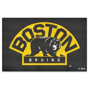 Boston Bruins Black 5 ft. x 8 ft. Ulti-Mat Area Rug