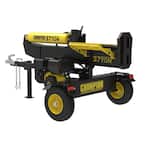 37-Ton 338cc Gas Powered Log Splitter with Vertical/Horizontal Operation and Auto Return