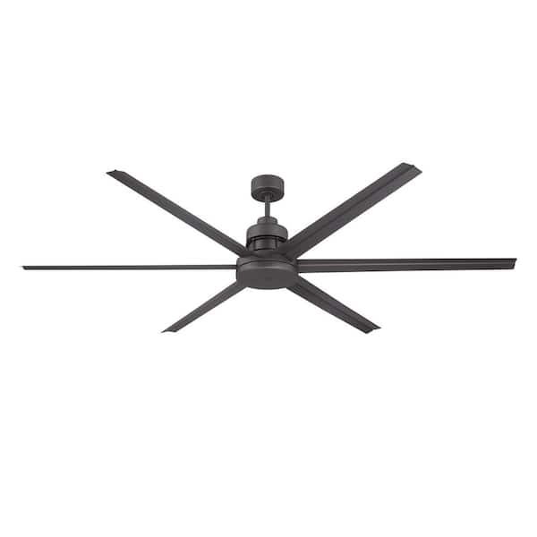 CRAFTMADE Mondo 72 in. Indoor / Outdoor Dual Mount 6-Speed Espresso Finish Ceiling Fan with Remote / Wall Controls Included