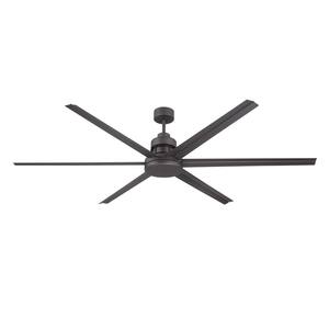 Mondo 72 in. Indoor / Outdoor Dual Mount 6-Speed Espresso Finish Ceiling Fan with Remote / Wall Controls Included