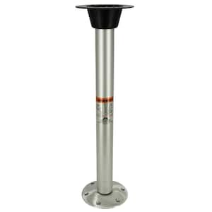 Attwood Swivl-Eze 238 Pedestal Kit with 13 in. Post, 9 in. Base and Seat  Mount - Satin Finish 23813-7 - The Home Depot