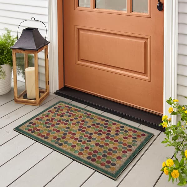 Mohawk Home Colorful Dots Bright 18 in. x 30 in. Ornamental Entry
