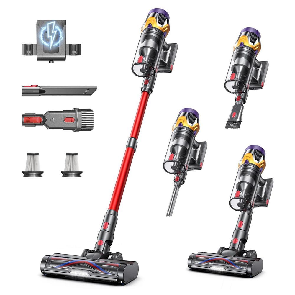 Cordless Stick Vacuum with 1.8L Dust Bin, 70-Min Runtime, LED Display, for Home and Pet Hair on Carpets price history on PriceWatchPro