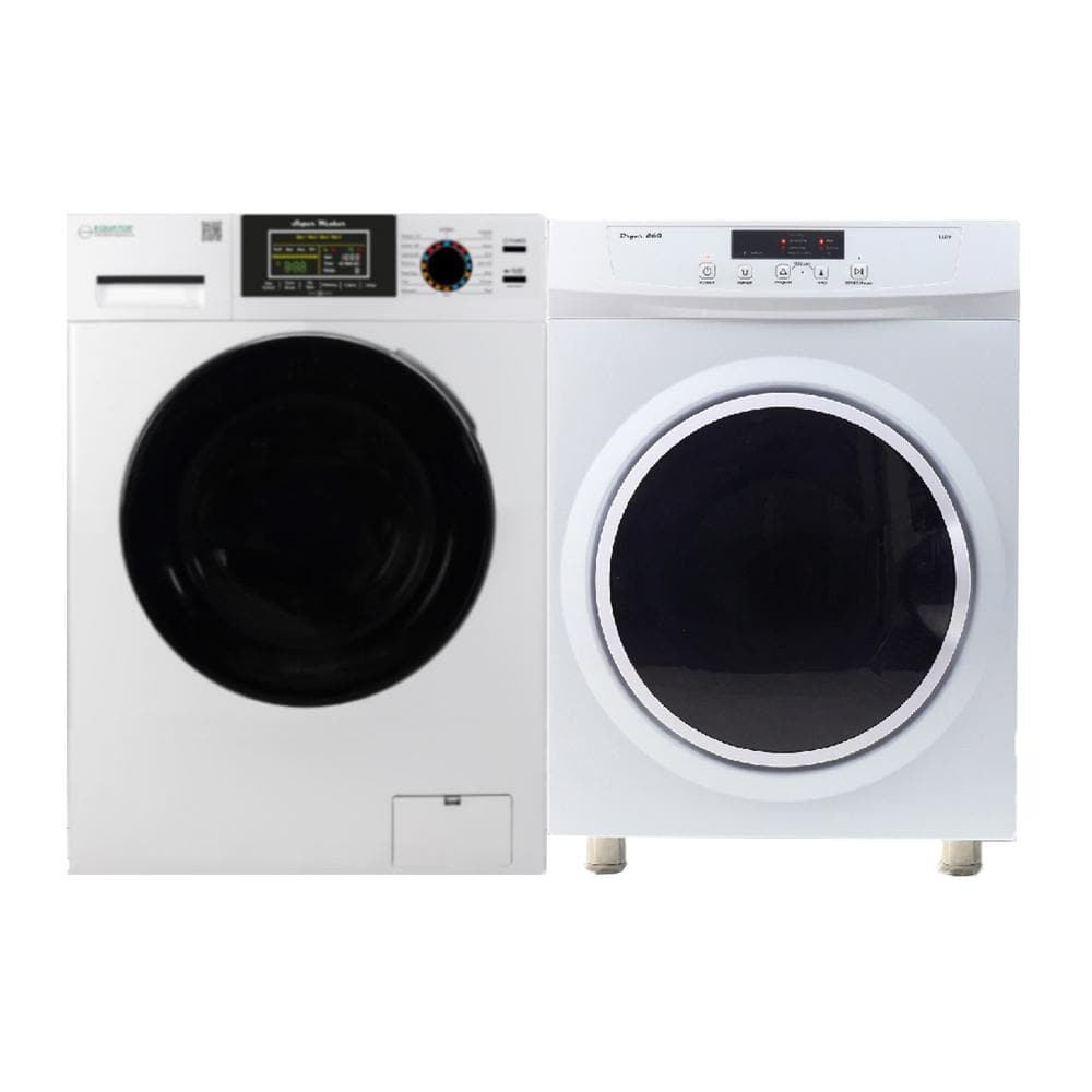 Digital Touch Apartment 110V Set 1.9 cu. ft. Washer+3.5 cu.ft. Vented Sensor Dryer