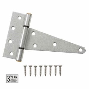 8 in. Galvanized Gate Tee Hinge (2-Pack)