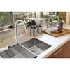 Kitchen Details Silicone Coated Roll Up Over the Sink Drying Rack  28032-GREY - The Home Depot