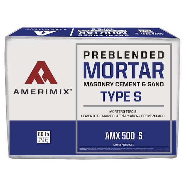 Gensidig Nogen frokost Oldcastle 60 lbs. Amerimix Mortar Mix-Type S 62300001 - The Home Depot