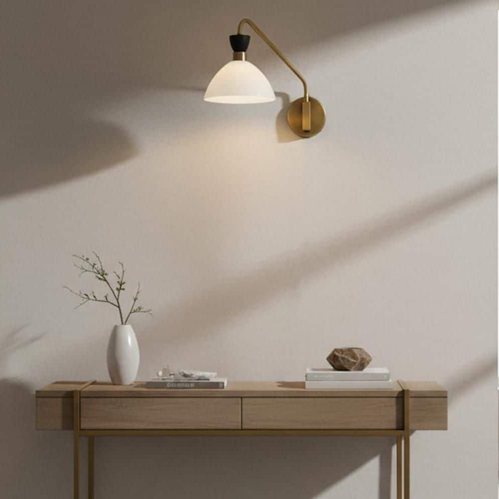 Simon 8.0 in. 1-Light Black Wall Sconce price history on PriceWatchPro