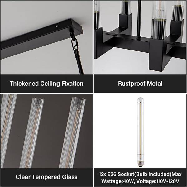 Have a question about YUYI 12-Light Black Candlestick