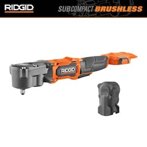 18V Brushless Cordless SubCompact 3/8 in. Right Angle Impact Wrench with Protective Boot (Tool Only)
