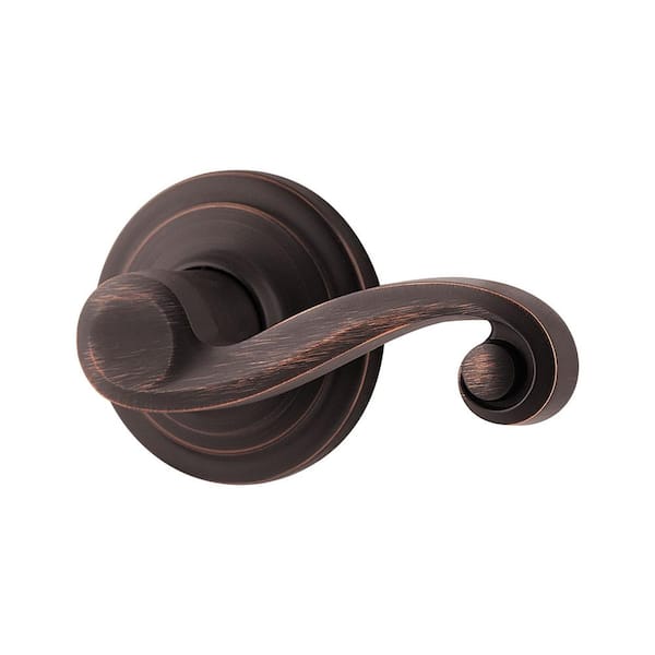 Kwikset Lido Venetian Bronze Passage Hall/Closet Door Handle with