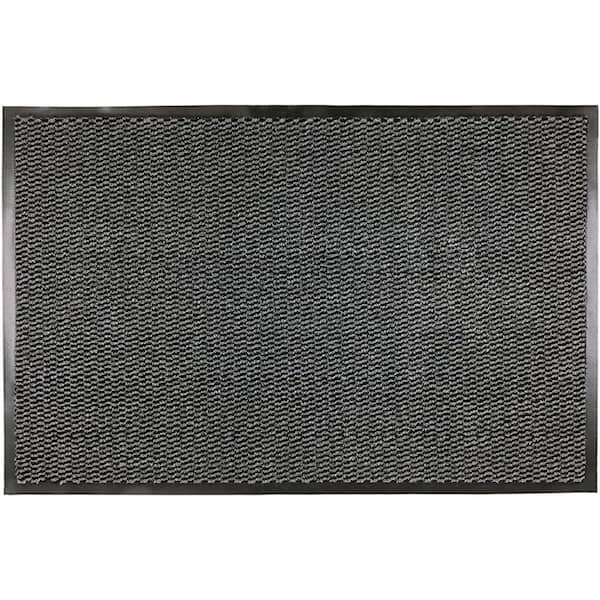PVC Backing 3 ft. W x 4 ft. Grey-Black Garage Flooring
