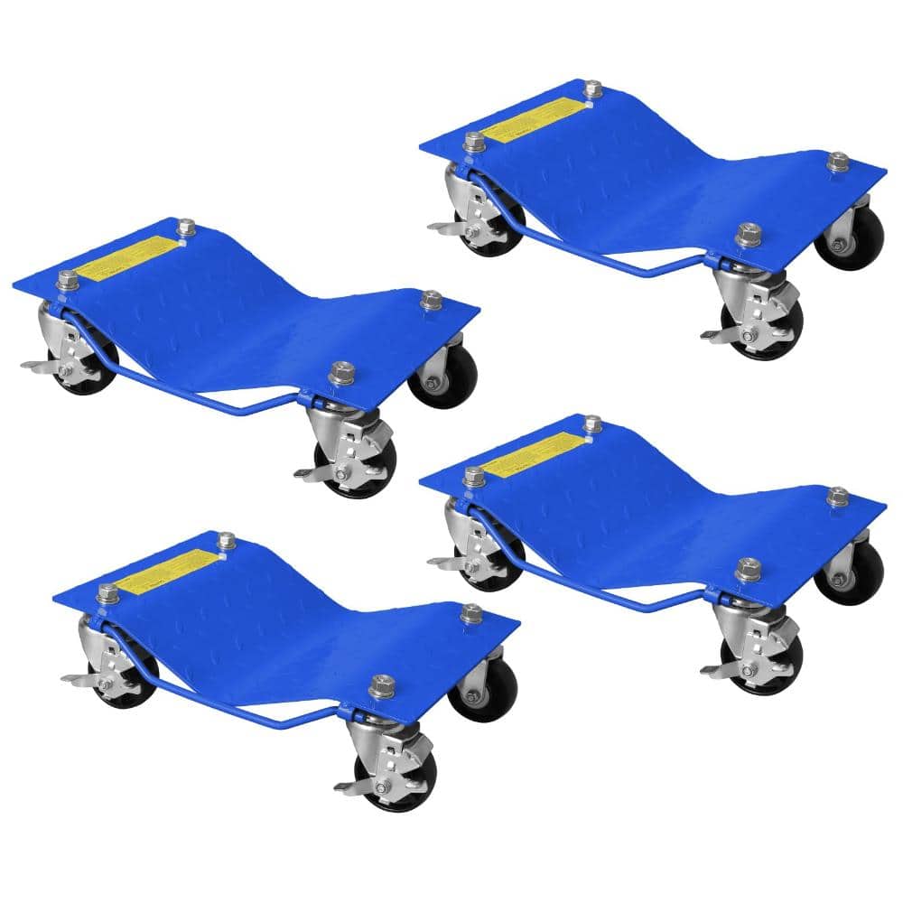 Car Dolly Set of 4 Heavy Duty, 6000 Lbs Capacity Wheel Dolly Car Skates with Wheels and Brakes price history on PriceWatchPro