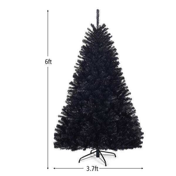 Costway 6 Ft. Unlit Artificial Halloween Christmas Tree With 1036 Tips Cm22824