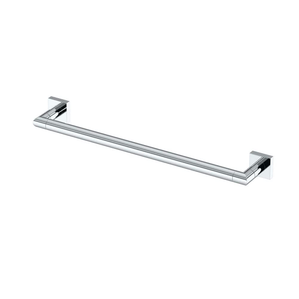 Glam Too 18 in. Wall Mounted Towel Bar in Chrome price history on PriceWatchPro