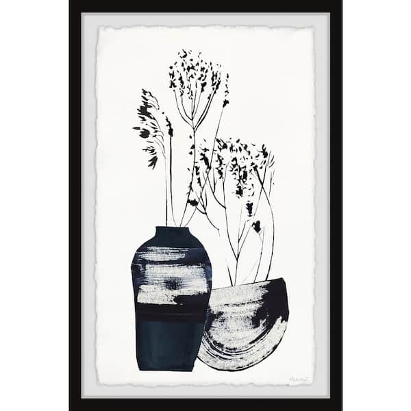 Unbranded "Wildflower Vases" by Marmont Hill Framed Nature Art Print 45 in. x 30 in.