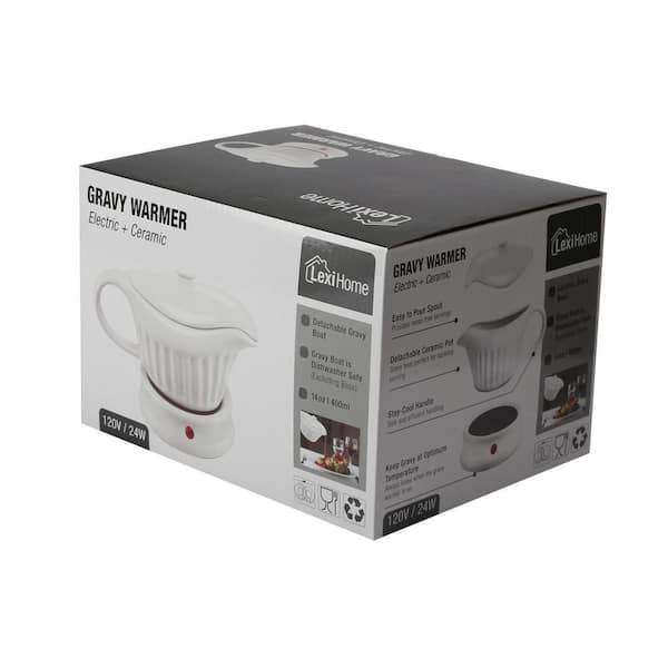 2 CUP 450ML Electric Gravy Boat Warmer With Lid - Brilliant Promos - Be  Brilliant!