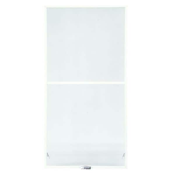 31-7/8 in. x 62-27/32 in. 200 and 400 Series White Aluminum Double-Hung TruScene Window Screen