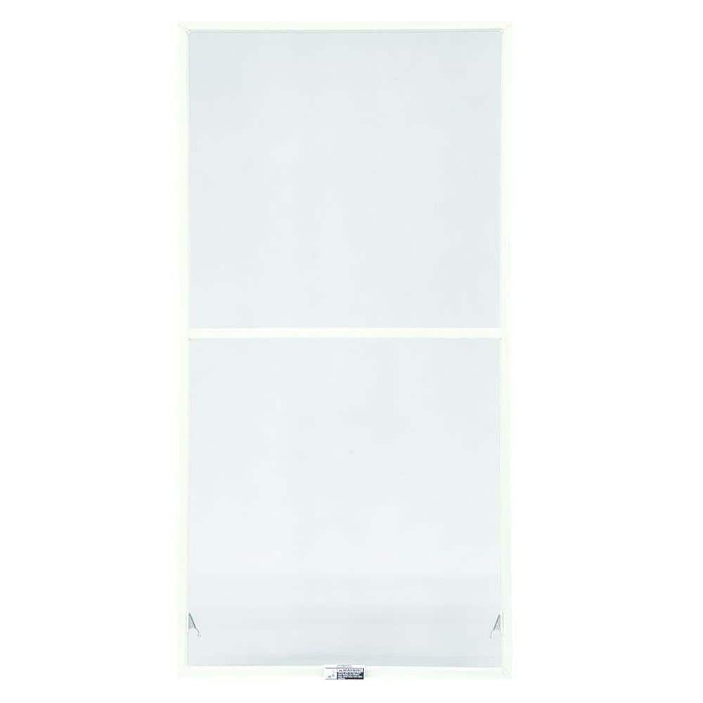 31-7/8 in. x 62-27/32 in. 200 and 400 Series White Aluminum Double-Hung Tru