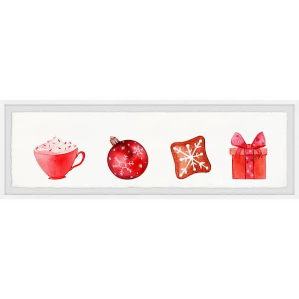 Unbranded "Christmas Time" by Marmont Hill Framed Home Art Print 15 in. x 45 in. .