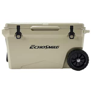 EchoSmile 75 qt. Rotomolded Cooler in Khaki