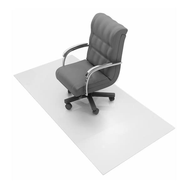 Realspace SuperMat Chair Mats Medium Pile Carpet 46 x 60 Rectangle Clear  Pack Of 25 Chair Mats - Office Depot