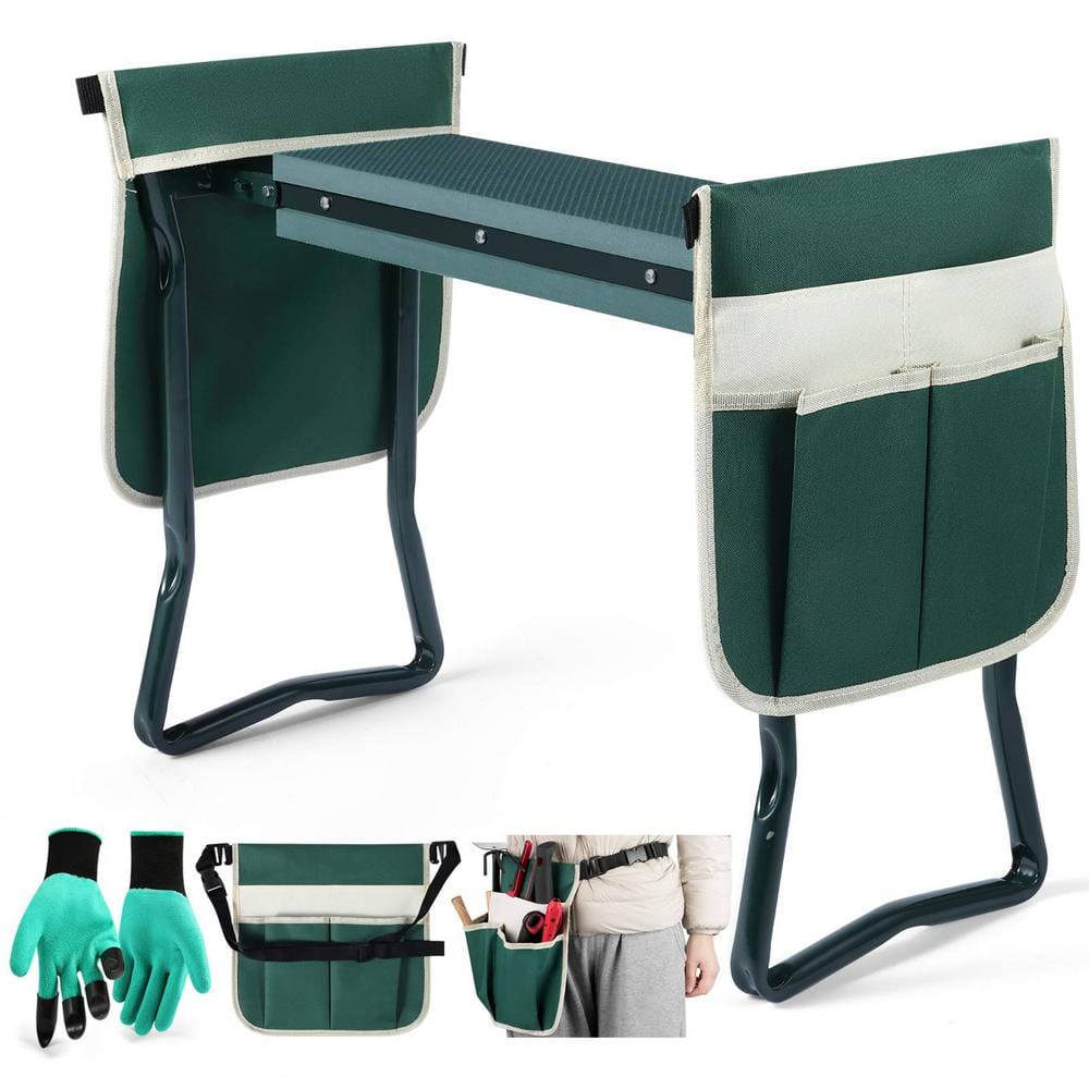 Garden Kneeler and Seat Folding Garden Stool, Gardening Bench Supplies, Hea