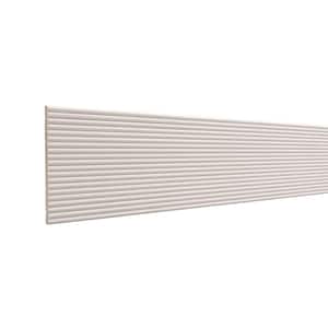 5 in. x 0.438 in. x 96 in. Primed Poplar Wood Reeded Bead Accent Moulding