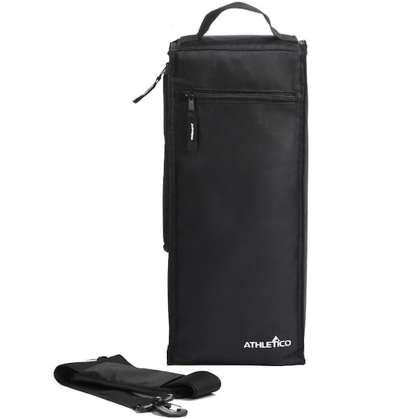Angel Sar 5 .2 qt. Insulated Portable Soft-Side Cooler Bag in Black for Golf Bag