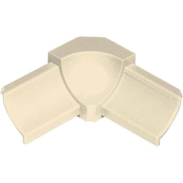 Schluter Dilex-PHK Sand Pebble 1/2 in. x 1 in. PVC 90 Degree Inside Corner