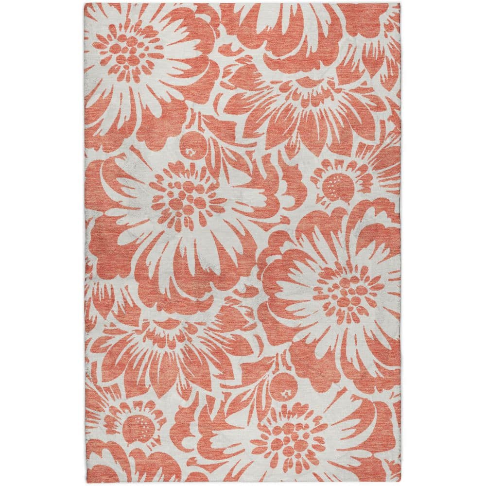 Sm Homes Rug Addison Rugs Dream Shag Premium Machine Washable Abstract ADS551 Salmon ...